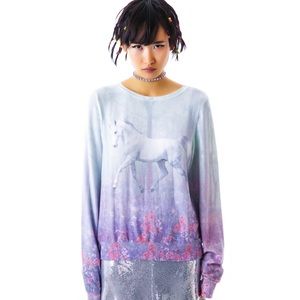 Wildfox Garden Trot Baggy Beach Jumper